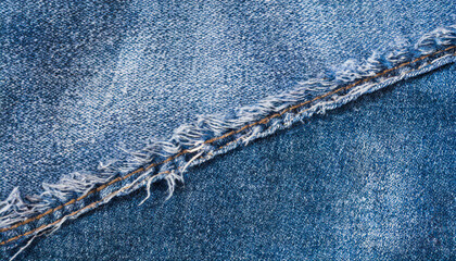 ragged jeans close up background