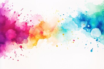 Rainbow Watercolor Background, Rainbow Watercolor Texture, Colorful Watercolor Background, Rainbow Texture Background, Watercolor Texture, AI Generative