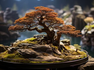 Bonsai Tree on Display