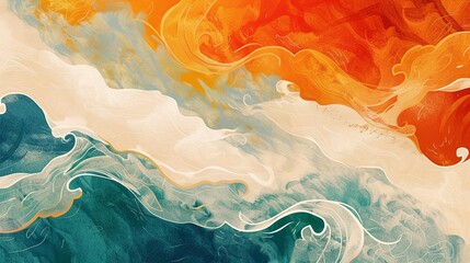 Asian waves and tropical waves and AAPI colors