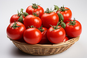 tomatoes in basket