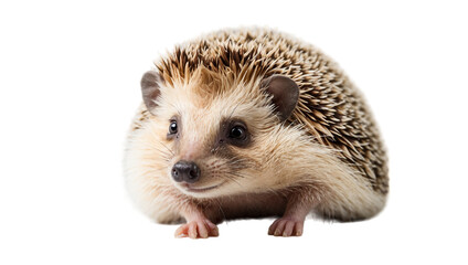 Obraz premium hedgehog isolated on transparent background