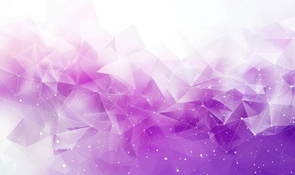 Geometric pink and purple polygon pattern - This image sports a geometric background with a mesh of pink and purple polygons creating a modern abstract pattern