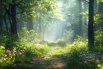 Fototapeta premium Soft Focus Forest