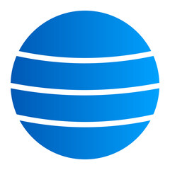 This is the Football icon from the Sport icon collection with an solid gradient style