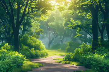 Fototapeta premium Soft Focus Forest