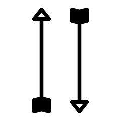 This is the Arrow icon from the Sport icon collection with an mixed style