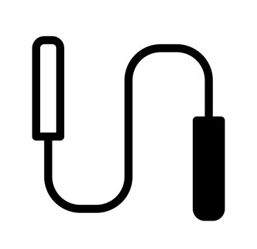 This is the Jumping Rope icon from the Sport icon collection with an mixed style