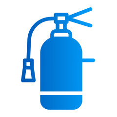 This is the Fire Extinguisher icon from the Tools and Construction icon collection with an solid gradient style