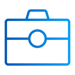 This is the Briefcase icon from the data management icon collection with an Outline gradient style