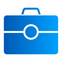 This is the Briefcase icon from the data management icon collection with an solid gradient style