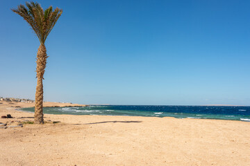 panorama of the coast in Sahl Hasheesh for background