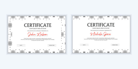 Modern Design Certificate. Certificate template awards diploma background vector modern design simple elegant and luxurious elegant. vector