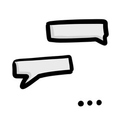 bubble textbox icon cartoon. manga textbox. chat box. message. inbox. 