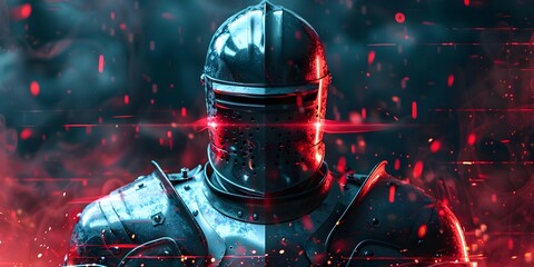 Highstakes cyber thriller in virtual world battle of hackers and knights here. Concept Cybersecurity, Virtual Reality, Hackers, Knights, Thriller