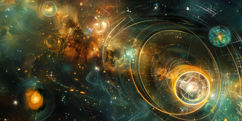  Stellar Silver Vortex in CGI ,Computer-Generated Wormhole of Light , Swirling Wormhole in Stellar Silver - obrazy, fototapety, plakaty