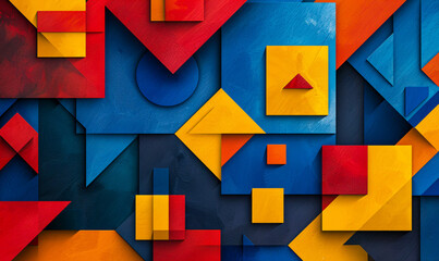 Modern geometric art and pattern, a bold and minimalistic design for contemporary visuals