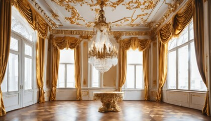 Grand European palace in classic, lavish style - 764437272
