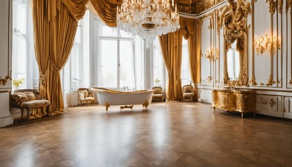 Grand European palace in classic, lavish style - 764437276