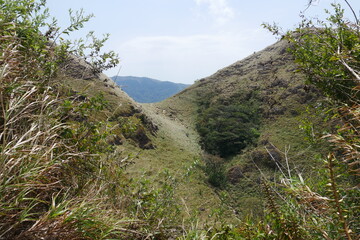 Tropische Bergwelt in El Valle de Antón in der Caldera in den tropischen Bergen in Panama
