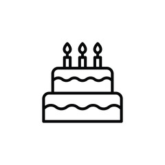 cake icon vector