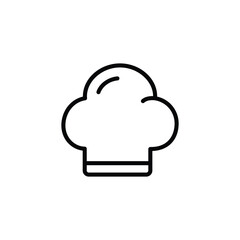 chef hat icon vector