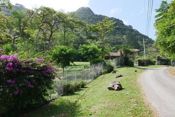 Straße in El Valle de Antón in Panama
