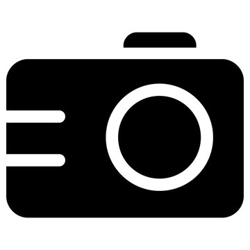 photography icon, simple vector design