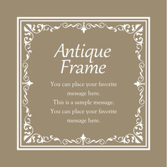 ゴージャスなフレームデザインセット