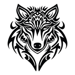 wolf head tattoo