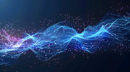 Concept design of Big Data for Presentation and Analytical Information. Abstract Illustration of High Speed Data transfer. Data Human Technology and Artificial Intelligence futuristic background