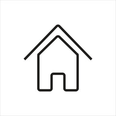 home vector icon line new template