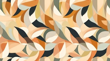 seamless pattern with Paisley ikat