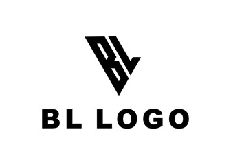 bl logo, design, Vector, illustration, creative icon, template