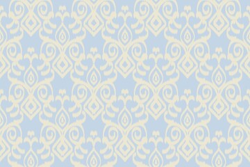 backgroundIkat Flower Pattern Ethnic Geometric native tribal boho motif aztec textile fabric carpet mandalas African