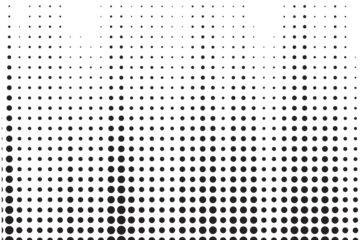 Fotobehang abstract gradient halftone dots background Pop art template texture Vector illustration © V_Arts