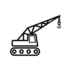 Naklejka premium Crane icon