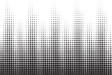 Foto auf Alu-Dibond abstract gradient halftone dots background Pop art template texture Vector illustration © V_Arts