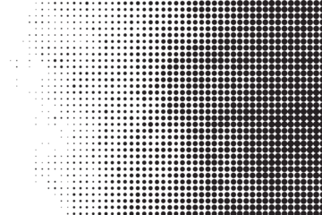 Foto op Plexiglas abstract gradient halftone dots background Pop art template texture Vector illustration © V_Arts