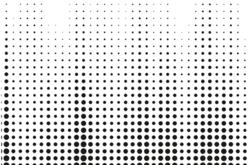 Behangcirkel abstract gradient halftone dots background Pop art template texture Vector illustration © V_Arts