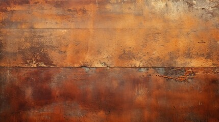 Grunge rusty orange brown metal corten steel stone background texture banner - obrazy, fototapety, plakaty