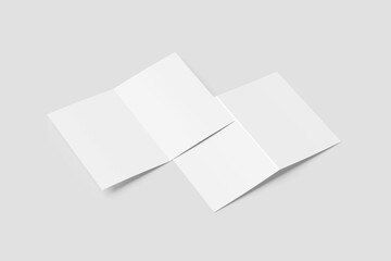 A4 bifold brochure blank
