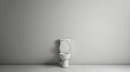 Stylish Toilet Snapshot. Generative AI.