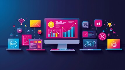 Fototapeta premium machine learning technology advances and implications