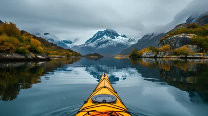  Incorporate the element of kayaking into your nature photography, capturing reflections on the water as you paddle through serene environments © Samira