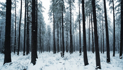 Forest in the Winter 