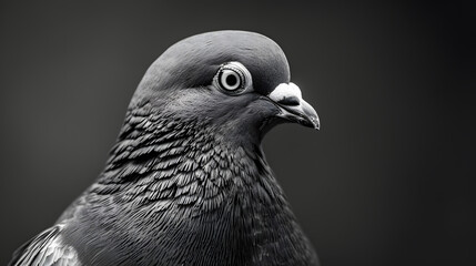 High-key portraits of birds, using bright lighting to highlight their features and expressions