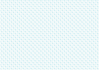 手書きの泡模様とドットのパターン、シンプルな円形模様の背景素材、シームレスパターン	