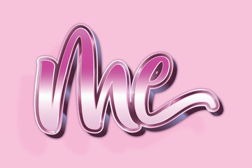Me Gradient Text Effect