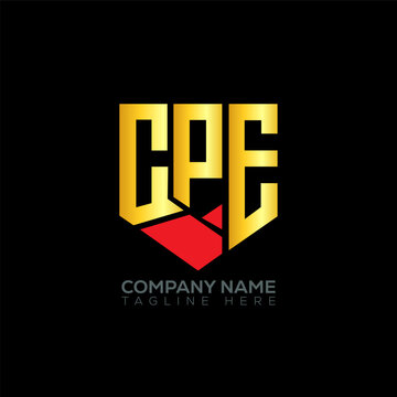 CPE letter logo abstract design. CPE unique design. CPE.